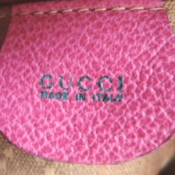 Gucci Suedeleather With Bamboo Top Handle Pink Suede Backpack - Picture 12 of 13